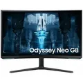 SAMSUNG Odyssey Neo G8 S32BG850NPXEN Curved 32", 1ms (GtG), 3840x2160, 165Hz, VA, non-glare, curved (1000R/1.00m), 350cd/m2, 1x DP 1.4, 2x HDMI 2.1, 1x USB-B 3.0 (Up), 2x USB-A 3.0 (Down), 3.5mm LineOut,  höhenverstellbar (120mm), Pivot, drehbar (15Grad), neigbar (+9/-13Grad), Adaptive Sync, AMD FreeSync Premium