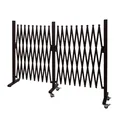 B-Ware Absperrgitter MCW-B34, Alu braun, Höhe 109cm, Breite 60-530cm