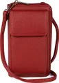 styleBREAKER Damen Mini Bag Geldbörse mit RFID Schutz und Handyfach | Crossbody Umhängetasche mit Schultergurt | Portemonnaie und Handytasche in einem | 19 x 11 x 5,5 cm
