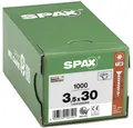 SPAX Schraube SPAX 1191010350305 Holzschraube 3.5 mm 30 mm T-STAR plus Stahl WIR