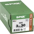 1000er Multipack SPAX 1191010350305 Holzschraube 3.5 mm 30 mm T-STAR plus Stahl