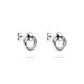 s.Oliver Ohrring - Elegante Ohrstecker aus poliertem Edelstahl - silber - wasserfest & hautfreundlich