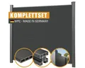 Zaun Hauptelement kovalex Premium Startermodul Bausatz inkl. 2 Pfosten 188 x 178