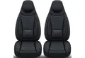 BREMER SITZBEZÜGE Autositzbezug für Adria Coral Adriatik Silver (C4), Set, 2-tlg., Schonbezüge Sitzbezüge Fahrer und Beifahrer, in Schwarz/Anthrazit