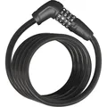 Abus Numero 5510C/180 Spiralkabelschloss (Größe 180CM, schwarz)