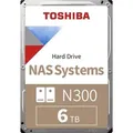 TOSHIBA N300 CMR, (3,5'', 6TB, 512MB, 7200RPM, SATA, RV-Sensor, TBW: 180)