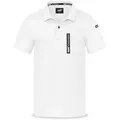 PUMA Workwear Poloshirt ADVANCED Herren Shirt mit Brusttasche und Utility Fach am Oberarm Strapazierfähiges und atmungsaktives Gewebe für Handwerk und Logistik weiß 4XL