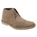 Roamers Herren Schnürschuhe/Schnürhalbschuhe/Desert-Boots, Wildleder (42 EU) (Sand)
