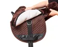 Engel Reitsport Fellsattel Lammfell (inkl. Distanzgewebe), R2 Englisch,Mocca