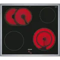 Siemens EA645GN17 - iQ300 Elektrokochfeld mit 5 Jahre Garantie, Bräter Zone, Mit Rahmen aufliegend, 60 cm