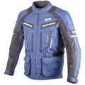 GMS Track Light Motorrad Textiljacke, schwarz-blau, Größe M für Männer