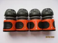 GARDENA SCHLAUCHSTÜCK 1/2 " 13 MM SET 4 STÜCK SCHLAUCHVERBINDER 18213 SCHWARZ AS