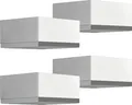 SOTECH 4er Set Möbelfüße MOTEL | chrom | 65 x 65 mm | Höhe 30 mm