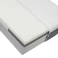 Beco Kaltschaummatratze, Grau, Weiß, Textil, Füllung: Polyester, rechteckig, 90x200 cm, Made in Germany, Oeko-Tex® Standard 100, Härtegradauswahl, Ober- und Unterseite versteppt, für Hausstauballergiker geeignet, wendbar, verstellbare Lattenroste Tragegriffe, schadstoffgeprüft, alternative Größen erhältlich, Bezug rundum abnehmbar, nachhaltige Verpackung, aus 3mesh® Abstandsgewirke, Matratzenentfaltung in 48 Stunden, Schlafzimmer, Matratzen Shop, Matratzen, Kaltschaummatratzen