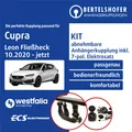 Für CUPRA Leon Fließheck Typ KL1 / KU1 10.2020-jetzt AHK abn. +7pol sp. E-Satz