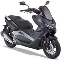 LuXXon Silvermax Motorroller - City Roller mit 300 ccm - 19 PS für max. 120 kmh - Grau