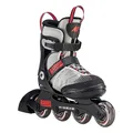 K2 Skates Jungen Inline Skates Raider, Grey - red, 30D0101.1.1.S