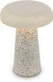 Briloner Leuchten LED Außen-Tischleuchte CLOUD, Dimmfunktion, LED wechselbar, Warmweiß, 12x17 cm, Akku tauschbar, Indoor/Outdoor, Wohnzimmer, Flur, Balkon