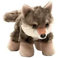 Wild Republic Pluschtier Pluschtiere Wolf - 18 cm - Tiere Wolfe - Grau/Weiß