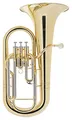 Classic Cantabile EU-1030L Euphonium - Lackiertes Euphonium in Bb - Aus Messing - Bohrung: 14,4 mm - Schallbecher-Ø: 300 mm - Edelstahl-Ventile - Inkl. Hartschalenkoffer