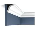 Orac Decor Eckprofil CX100 Stuck Eckleiste Decken-Leiste Profil Zierelement 2m (Profilleiste, 1-St., Stuckleiste, Eckleiste, Deckenleiste, Zierleiste, 2 m), Profilleiste weiß 7.1 cm x 200 cm x 6.9 cm