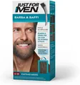 Bart und Schnurrbart nur für Männer M35 Mittelbraun