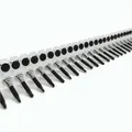 adunox Schnellbauschraube Magazinschrauben Bohrspitze phosphatiert PH2, (1000 St) schwarz|silberfarben 3.5 mm x 45 mm