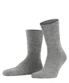 FALKE Unisex Socken Walkie Light U So Wolle Funktionsmaterial einfarbig 1 Paar, Grau Graphit Mel 3060, 39-41