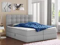 Sofnet Boxbett Best (mit zwei Bettkästen, Bonell-Matratze und Topper), Doppelbett, Polsterbett mit Kopfteil, Boxspringbett