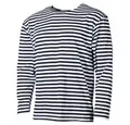 MFH Langarmshirt Marine Shirt, weiß-blau, langarm, Sommer (1-tlg)