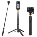 MS21 Selfie Stick Stativ für Insta360 X5Unsichtbarer Selfie-Stick mit Adapter...