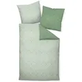 Janine Design Bettwäsche J.D. 135 x 200 cm Satin Waldgrün