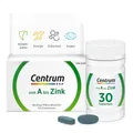 Multivitamin - Centrum Von A bis Zink- Multivitamin Tabletten mit Vitamin A-Z, hochwertiges Nahrungsergänzungsmittel zur täglichen Komplettversorgung - Vitamine, Mineralstoffe, Spurenelemente, 1x30