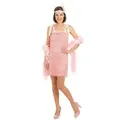 JADEO Kostüm 20er Jahre Charleston Damenkostüm rosa rosa S