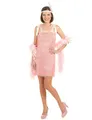 DEGUISE TOI Vegaoo 20er Jahre Charleston Damenkostüm rosa - S