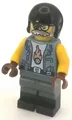 Rocker Biker Dude Alter Motorradfahrer Typ 'Old School' LEGO® MOC Minifigur Neu