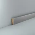 Sockelleiste Aluminium 40 mm MDF foliert Aluminium Dekor Fußleiste Modern