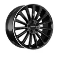 Carmani 17 Fritz 8,0x19 ET45 Black lip polish Alufelge