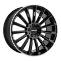 1x CARMANI CA 17 FRITZ black lip polish 8.0Jx19 5x112 ET45