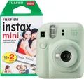 FUJIFILM INSTAX mini 12 Sofortbildkamera, Mint Green + 20 Bilder
