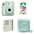 Fujifilm Instax Mini 12 Set Tasche Album 20 Bilder 5 Farben Sofortbildkamera NEU