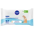 Nivea Baby Aqua Feuchttücher 57St Reinigung Sanft Babypflege Wasserbasiert