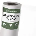 HaGa Abdeckvlies 30g/m² in 3,2m Breite - Frostschutzvlies für Pflanzen - atmungsaktives Frühbeet Vlies - Für Abdeckungen von Hochbeeten (Meterware)