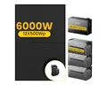 Anker Balkonkraftwerk 6000W Anker SOLIX Solarbank Power Dock mit Solarbank 3 Pro Speicher, (Power Dock und 12x 500Wp Solarmodule im Lieferumfang enthalten), Speicher mit integriertem Wechselrichter, All-in-One 2,68kWh Akku
