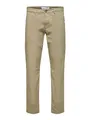 SELECTED HOMME Herren Slhslim-new Miles 175 Flex Pants W Chino, Greige, 31W / 34L EU