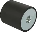 Kipp Gummipuffer TYP C 75 x 40mm IG/IG M12 x 37mm