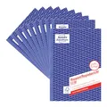 AVERY Zweckform 1770-10 Rapport/Regiebericht (A5 selbstdurchschreibend, von Rechtsexperten geprüft, für DE/AT zur Dokumentation der Arbeitsleistung, 2x40 Blatt) 10er-Pack, weiß/gelb