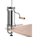 COSTWAY 1,5L Wurstfüller, Wurstmaschine, Wurstfüllmaschine, Wurstpresse, inkl. 4 Fuellrohre