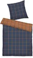 TOM TAILOR HOME Bettwäsche LARGE CHECK in Gr. 135x200cm oder 155x220cm, Flanell, 2 teilig, new bedroom, gewebtes Label