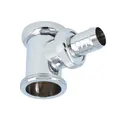 tecuro Zwischenstück - Adapter mit Geräteanschluss für Geruchsverschluss, 1 1/4 Zoll x 58 mm - mit Geräteanschluss für Spülmaschine/Waschmaschine